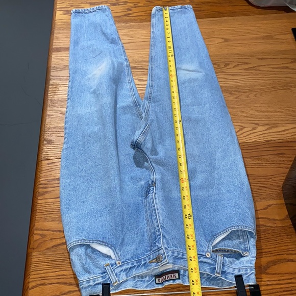 (4 / $40) Vintage Memphis Curvy Fit Blue Jeans SZ 14 - Picture 6 of 9